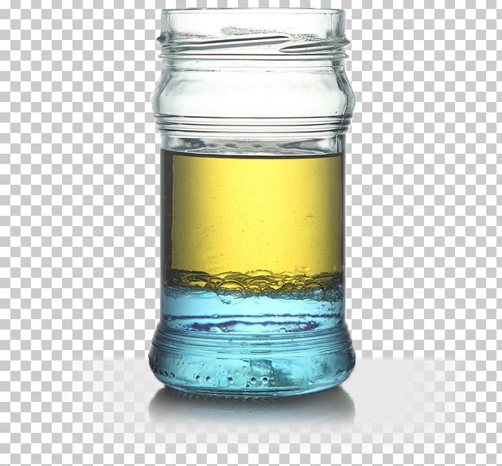 Oil And Water In A Glass