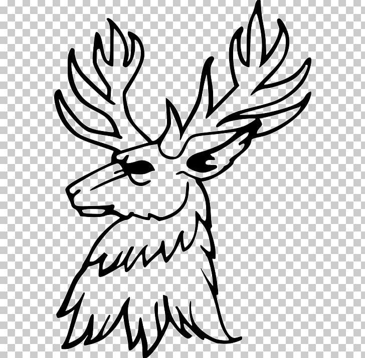 Reindeer Drawing Antler PNG, Clipart, Animals, Antler, Art, Artwork, Beak Free PNG Download