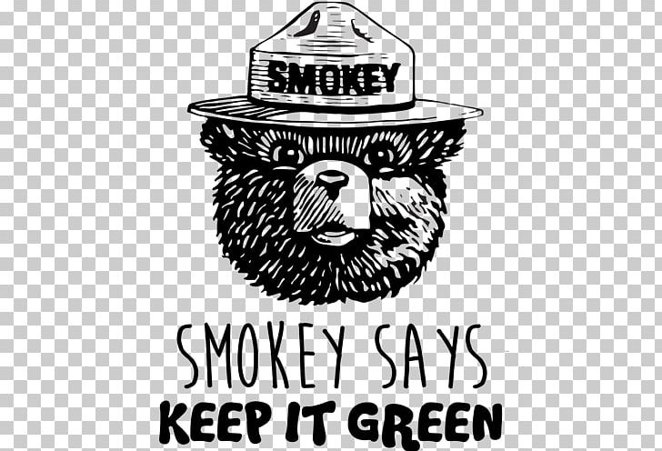 Smokey Bear Wildfire Sticker Decal PNG, Clipart, Ad Council, Advertising, Animals, Bear, Black And White Free PNG Download