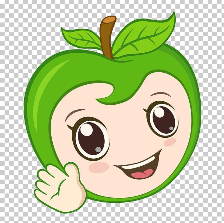 Apple Cartoon Auglis PNG, Clipart, Apple Fruit, Apple Logo, Auglis,  Background Green, Cute Free PNG Download