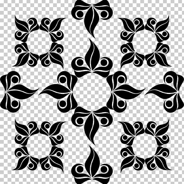 Floral Design PNG, Clipart, Art, Black, Black And White, Circle, Clip Art Free PNG Download