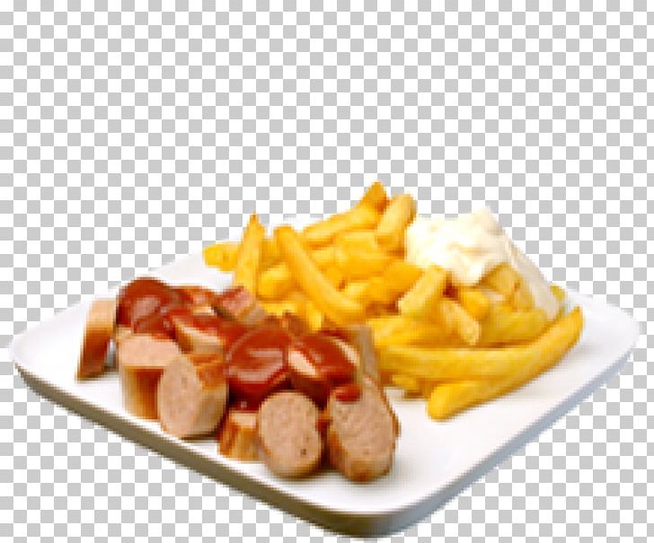 French Fries Fast Food Currywurst Junk Food Dish PNG, Clipart, American Food, Bockwurst, Bratwurst, Breakfast, Breakfast Sausage Free PNG Download