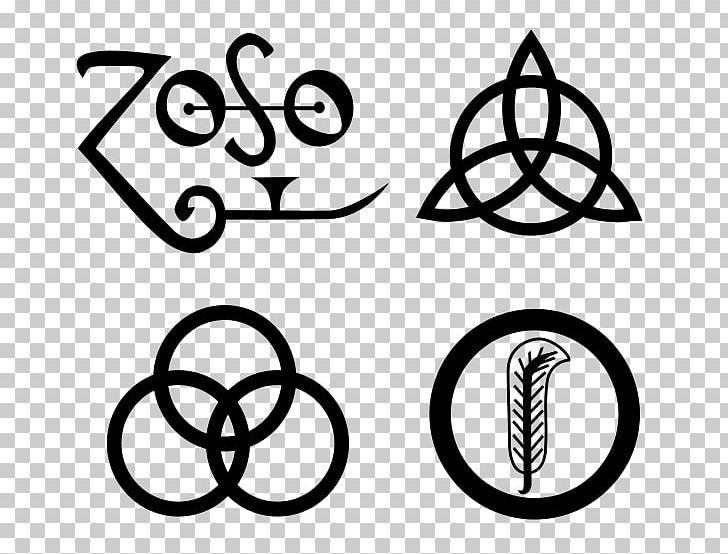Led Zeppelin IV Led Zeppelin III Symbol PNG, Clipart, Album, Angle, Area, Black And White, Circle Free PNG Download