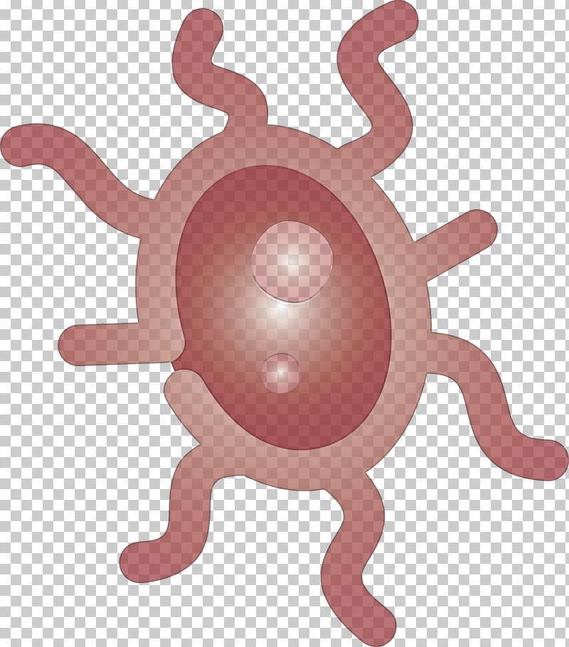Bacteria Germs Virus PNG, Clipart, Bacteria, Cartoon, Germs, Octopus, Pink Free PNG Download