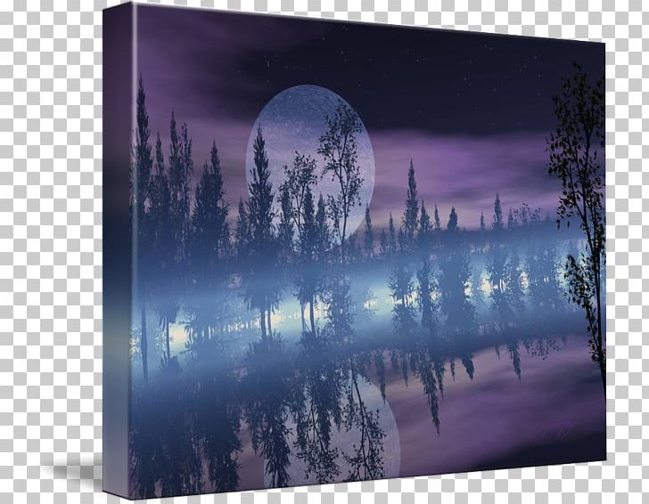The Mystical Moon Painting Kind Art Canvas PNG, Clipart, Art, Atmosphere, Canvas, Computer, Computer Wallpaper Free PNG Download