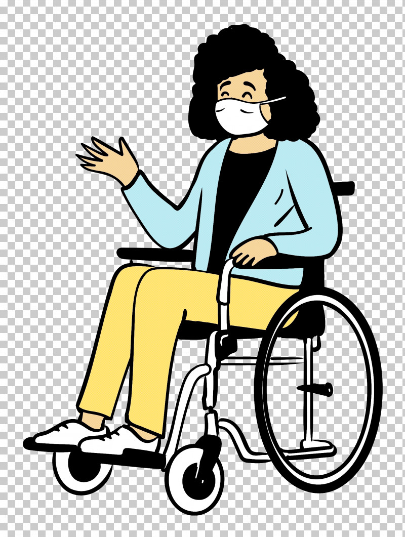 Woman Wheelchair Medical Mask PNG, Clipart, Beauty, Beautym, Chair, Geometry, Health Free PNG Download
