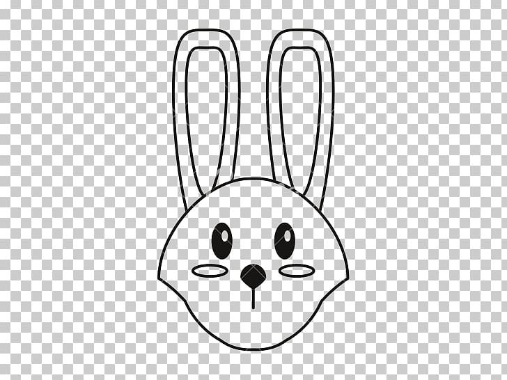 Domestic Rabbit Easter Bunny Computer Icons PNG, Clipart, Animals, Area, Black And White, Computer Icons, Domestic Rabbit Free PNG Download