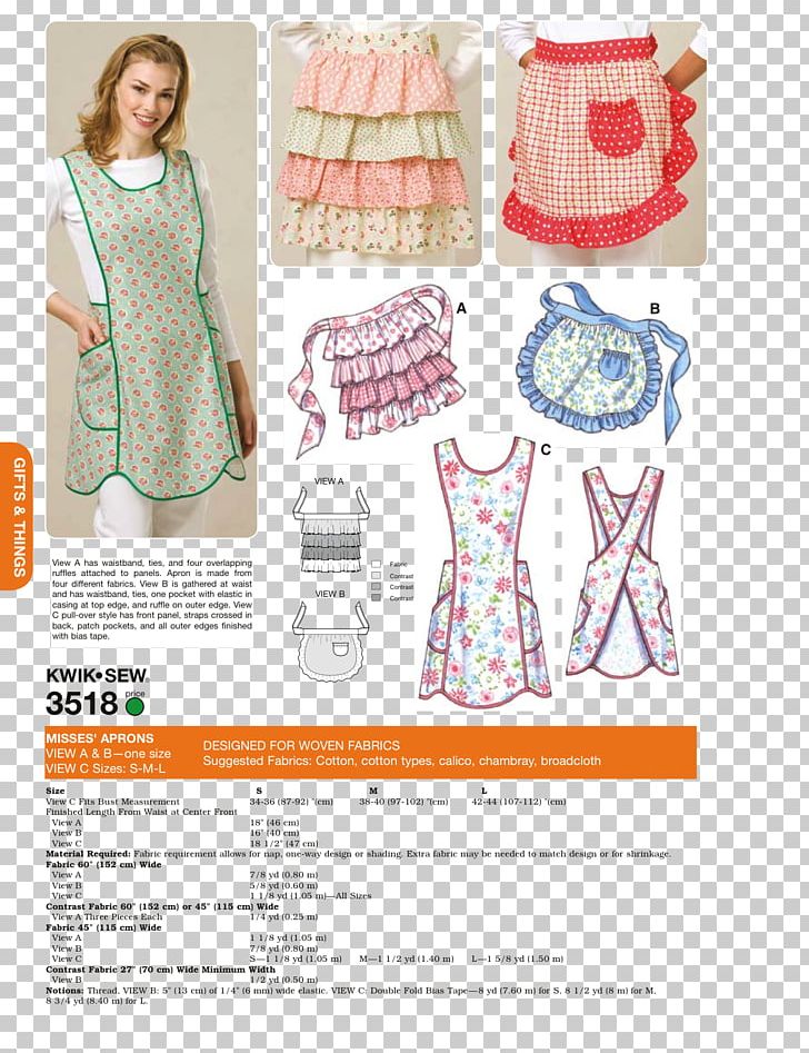 Sewing Apron Kwik-Sew Pattern Co. PNG, Clipart, Apron, Clothing, Kwiksew Pattern Co Inc, Others, Sewing Free PNG Download