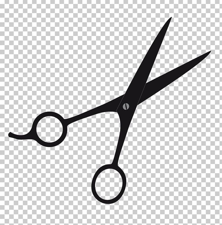 cartoon haircut scissors