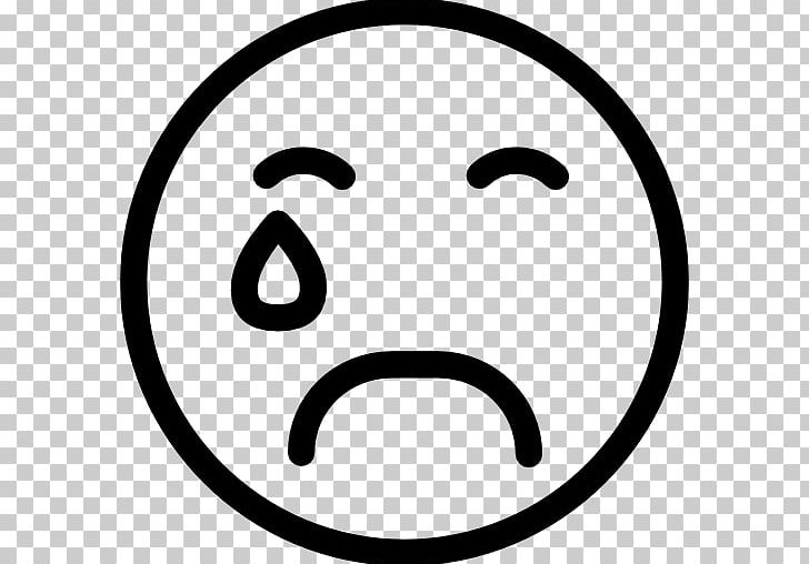 Smiley Emoticon Computer Icons Emotion PNG, Clipart, Area, Black And White, Circle, Computer Icons, Crying Free PNG Download
