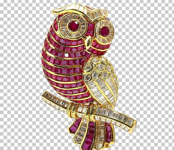Jewellery Brooch Estate Jewelry Ruby Pendant PNG, Clipart, Animal, Animals, Bird Of Prey, Bling Bling, Bro Free PNG Download