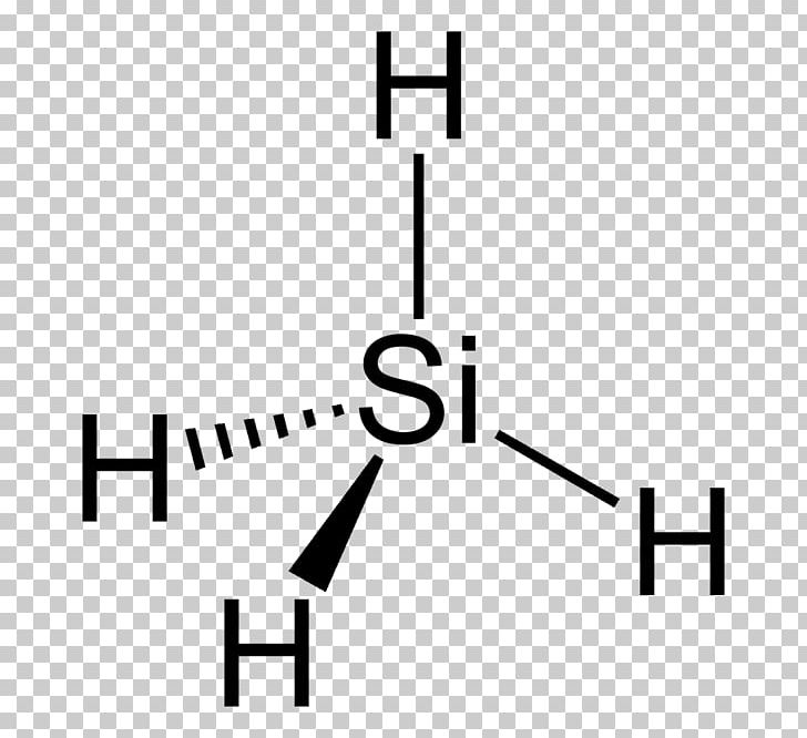 Silane Germane Structure Chemical Compound Chemical Formula PNG, Clipart, Angle, Area, Black, Chemical Structure, Chemistry Free PNG Download