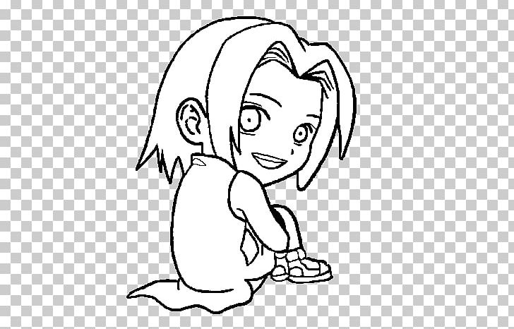 Sakura Haruno Coloring Book Naruto Drawing PNG, Clipart, Adult, Arm, Black, Cartoon, Chibi Free PNG Download