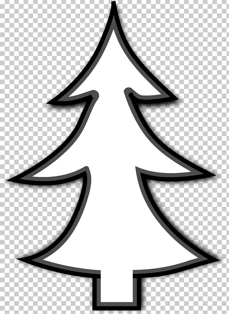 Christmas Tree Line Art PNG, Clipart, Art, Black And White, Christmas, Christmas Tree, Fir Free PNG Download