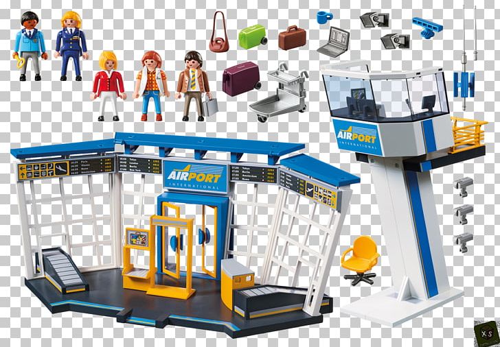 Airplane Airport Playmobil Toy Control Tower PNG, Clipart,  Free PNG Download