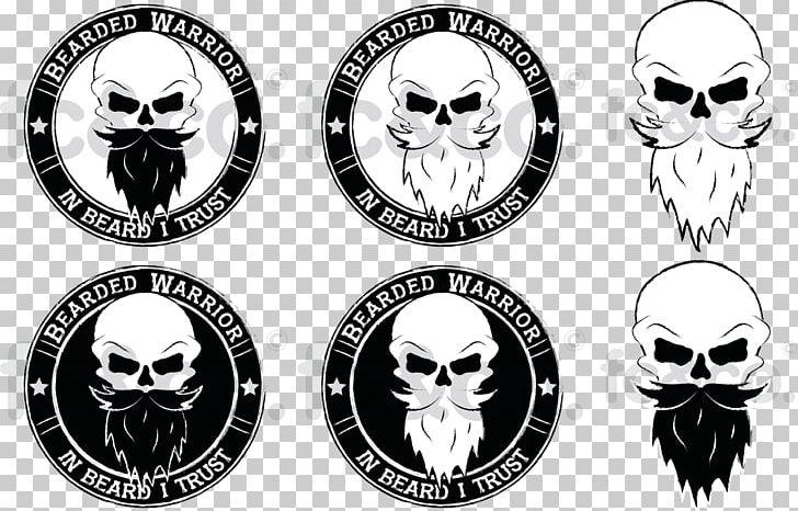 Beard Skull Logo Goatee PNG, Clipart, Alloy Wheel, Beard, Black And White, Body Jewelry, Bone Free PNG Download