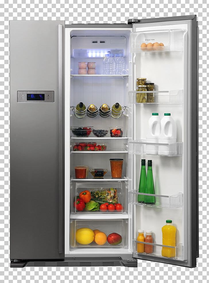Refrigerator Home Appliance Freezers Russell Hobbs PNG, Clipart, Cooking Ranges, Door, Electronics, Freezers, Fridge Free PNG Download