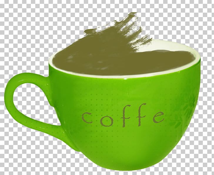 Coffee Cup Cafe Green Mug PNG, Clipart, Background Green, Cafe, Coffee, Creative, Creative Coffee Free PNG Download