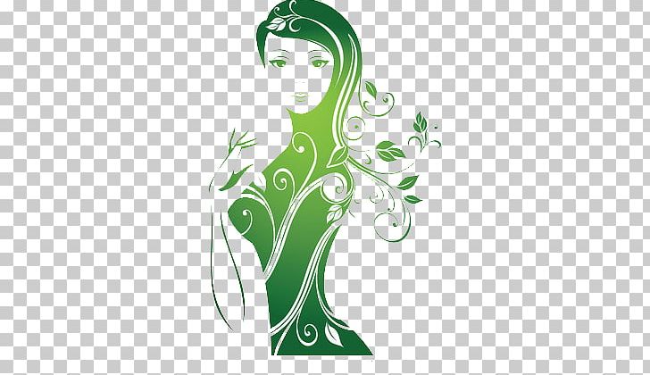 Graphic Design Woman Drawing Illustration PNG, Clipart, Abstract Lines, Art, Background Green, Beautiful, Black And White Free PNG Download