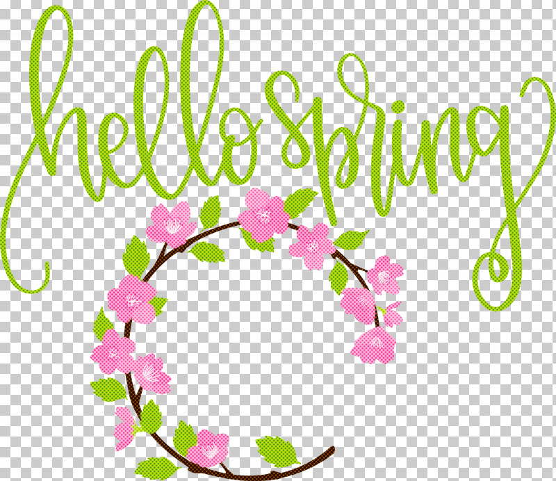 Hello Spring Spring PNG, Clipart, Cut Flowers, Floral Design, Flower, Hello Spring, Leaf Free PNG Download