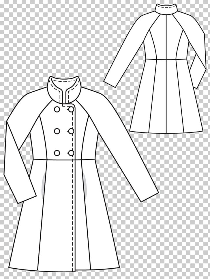Lab Coats Dress Burda Style Sewing Pattern PNG, Clipart, Angle, Area, Artwork, Black And White, Burda Style Free PNG Download
