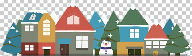Santa Claus Village Christmas Card Greeting Card PNG, Clipart, Background, Background Vector, Brand, Building, Cartoon House Free PNG Download