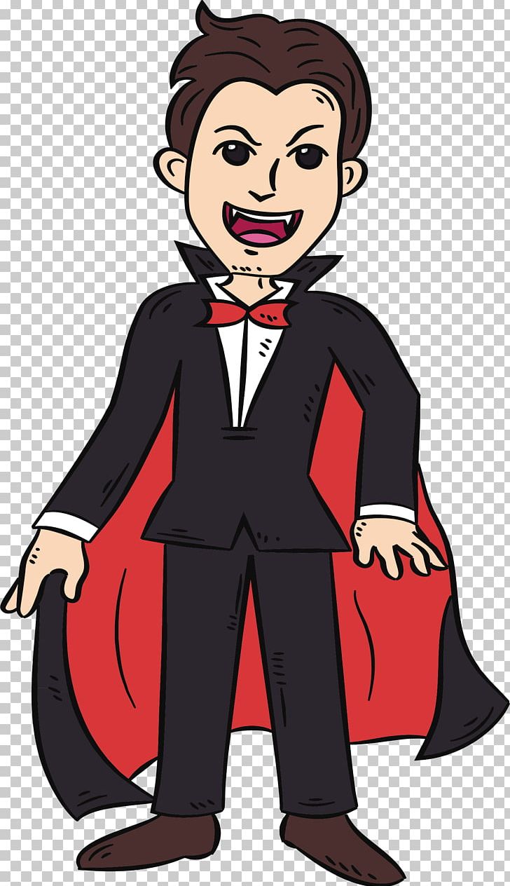 The Vampyre Formal Wear Vampire PNG, Clipart, Art, Black Dress, Boy, Cartoon, Fictional Character Free PNG Download