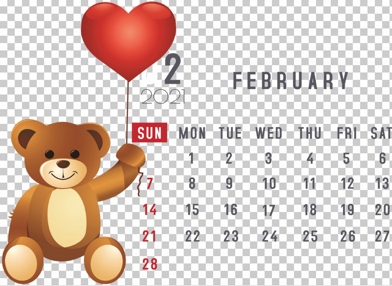 Featured image of post February Calendar 2021 Clipart / All the versions are editable.