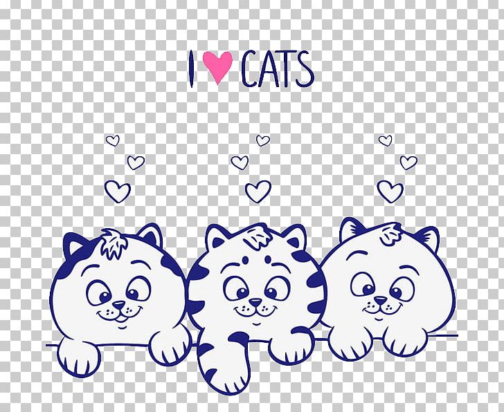 Cat Kitten Cuteness Illustration PNG, Clipart, Art, Black Cat, Blue, Cartoon, Cartoon Creative Free PNG Download
