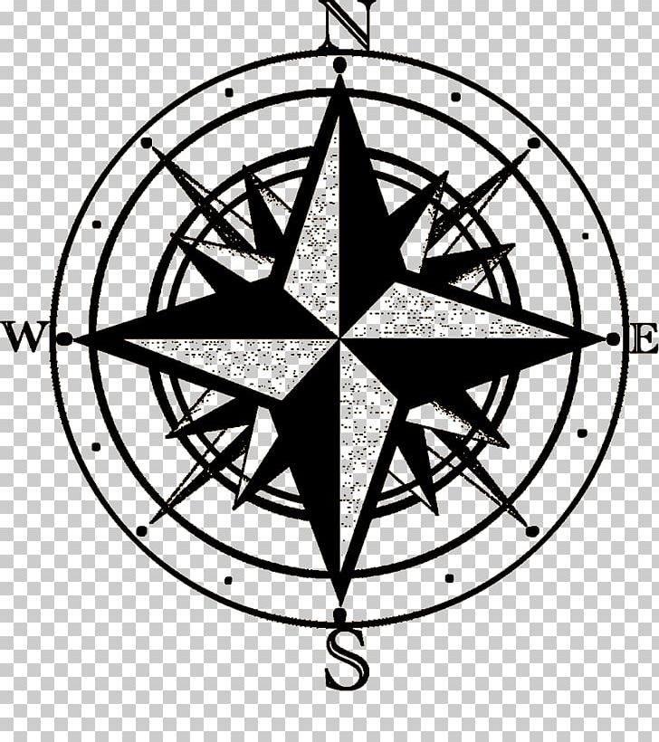 North Points Of The Compass PNG, Clipart, Angle, Area, Black And White, Cardinal Direction, Cartography Free PNG Download