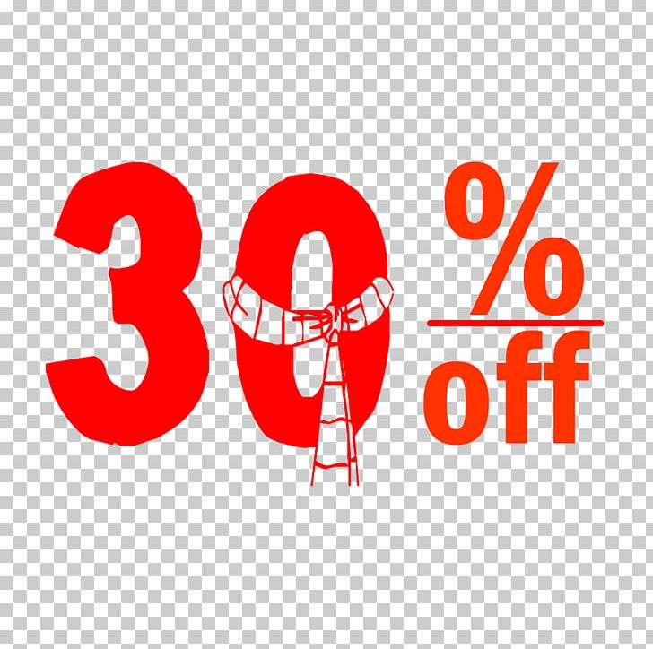 Christmas 30% Discount Tag. PNG, Clipart, Area, Brand, Graphic Design, Line, Logo Free PNG Download