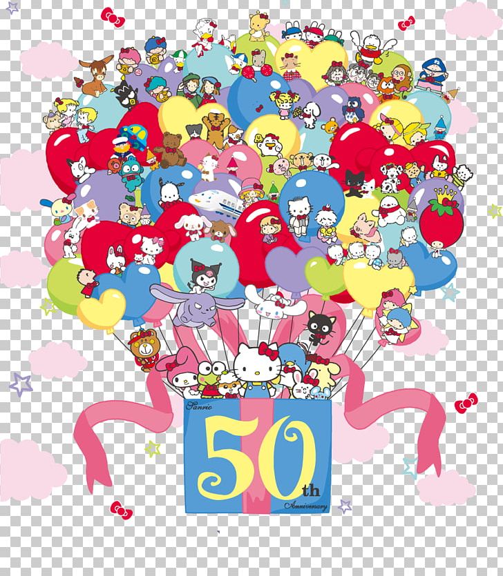 Hello Kitty Sanrio PNG, Clipart, Anniversary, Art, Birthday, Character, Graphic Design Free PNG Download