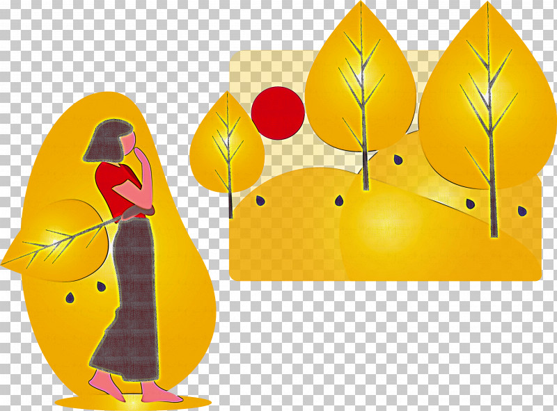 Forest Tree Girl PNG, Clipart, Forest, Girl, Tree, Yellow Free PNG Download