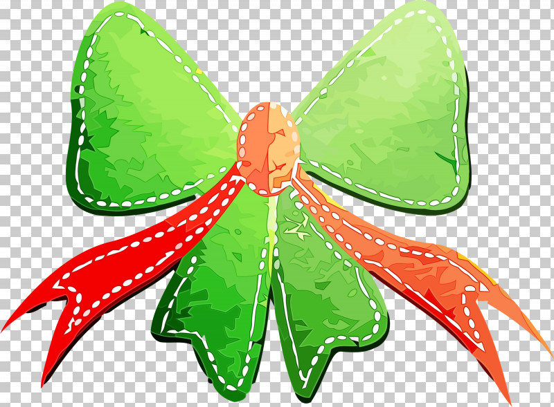 Green Wing Butterfly Insect Symmetry PNG, Clipart, Butterfly, Christmas Bow Knot, Green, Insect, Moths And Butterflies Free PNG Download