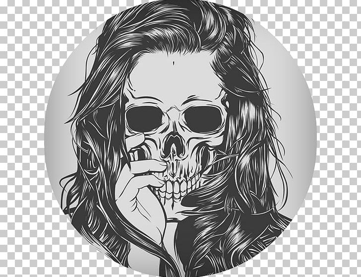 Skullgirls Skeleton Hair PNG, Clipart, Art, Black And White, Bone, Drawing, Fantasy Free PNG Download