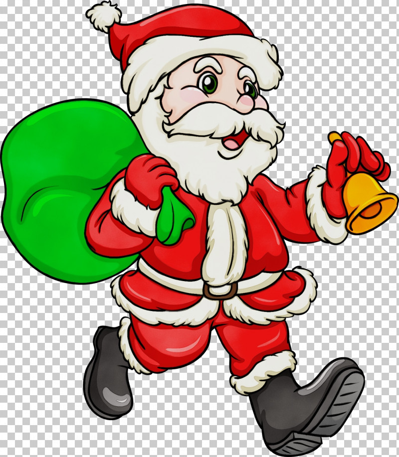 Santa Claus PNG, Clipart, Cartoon, Christmas, Paint, Pleased, Santa Claus Free PNG Download