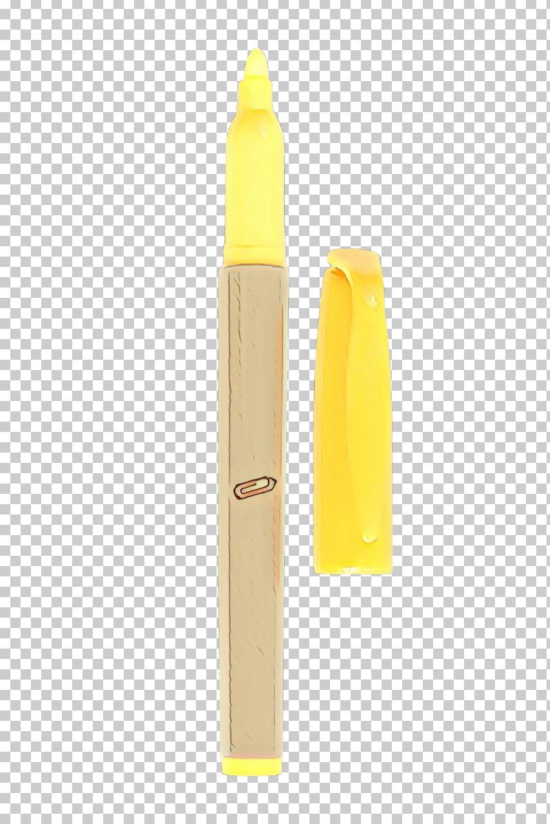 Yellow Material Property Cosmetics Writing Implement Candle PNG, Clipart, Candle, Cosmetics, Material Property, Writing Implement, Yellow Free PNG Download