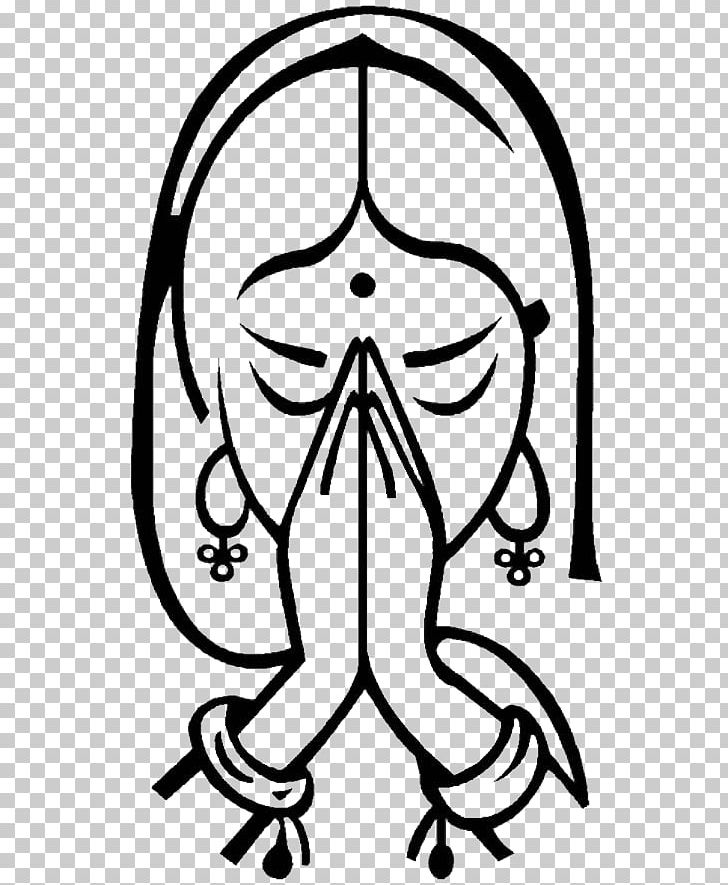 Namaste Symbol Om Yoga Greeting PNG, Clipart, Art, Artwork, Black, Black And White, Face Free PNG Download