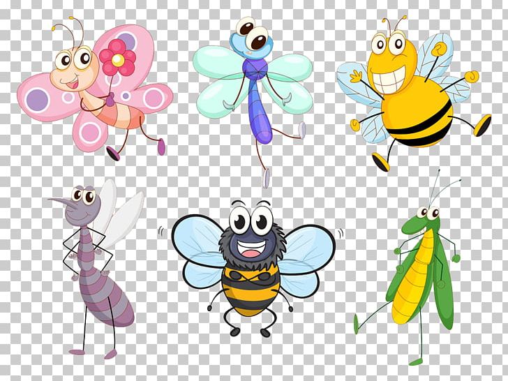 Insect Butterfly Cartoon PNG, Clipart, Animals, Art, Artwork, Baby Toys, Bee Free PNG Download