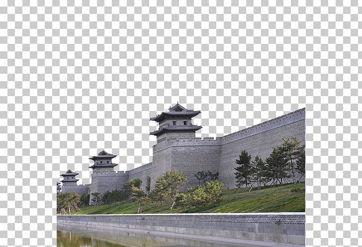 Fortifications Of Xian Datong Chinese City Wall Defensive Wall Titan Times Hotel PNG, Clipart, Ancient, Ancient Architecture, Architecture, Building, Castle Free PNG Download