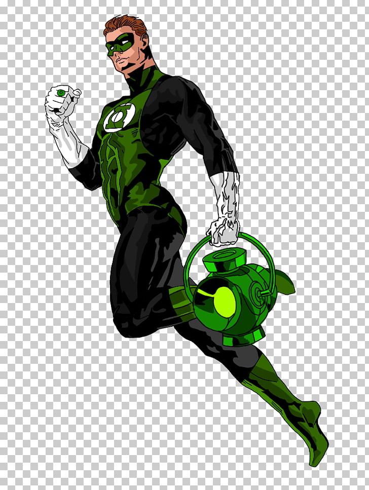 green lantern drawing in color