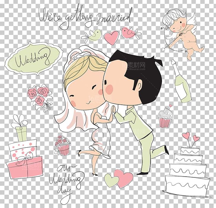 Wedding Invitation Illustration PNG, Clipart, Boy, Bride, Bride Groom Direct, Cartoon, Cartoon Eyes Free PNG Download