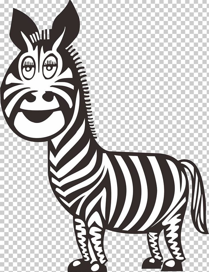 Zebra Euclidean PNG, Clipart, Animals, Big Cats, Carnivoran, Cartoon, Cat Like Mammal Free PNG Download
