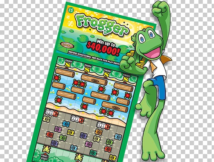 Frogger Nebraska Lottery Video Game Pollard Banknote Limited Partnership PNG, Clipart, Area, Cartoon, Fictional Character, Frog, Frogger Free PNG Download