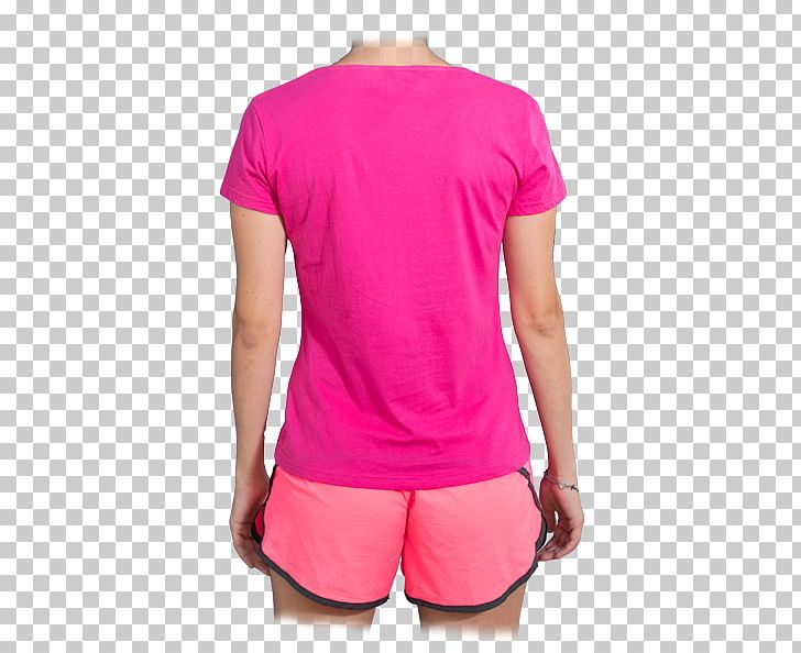 Sleeve T-shirt Shoulder PNG, Clipart, Clothing, Joint, Magenta, Neck, Pink Free PNG Download