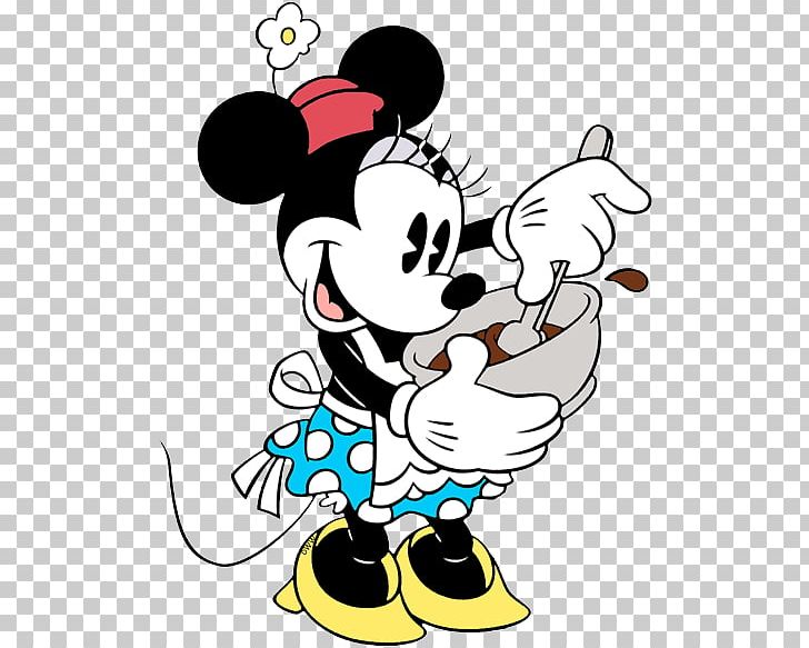 Minnie Mouse Cartoon PNG, Clipart, Amarillo, Area, Art, Artwork, Black And White Free PNG Download