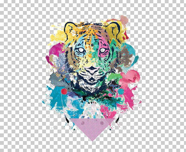 Tiger Drawing Printmaking Illustration PNG, Clipart, Animals, Art, Big Cats, Carnivoran, Col Free PNG Download