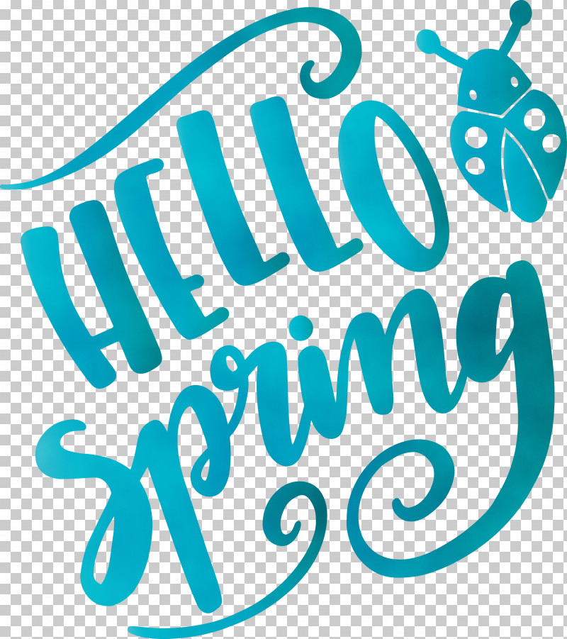 Turquoise Text Aqua Font PNG, Clipart, Aqua, Hello Spring, Paint, Spring, Text Free PNG Download