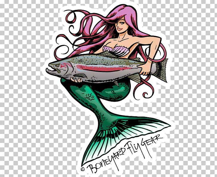 Mermaid Decal Fly Fishing PNG, Clipart, Art, Decal, Drawing, Fictional Character, Fishing Free PNG Download