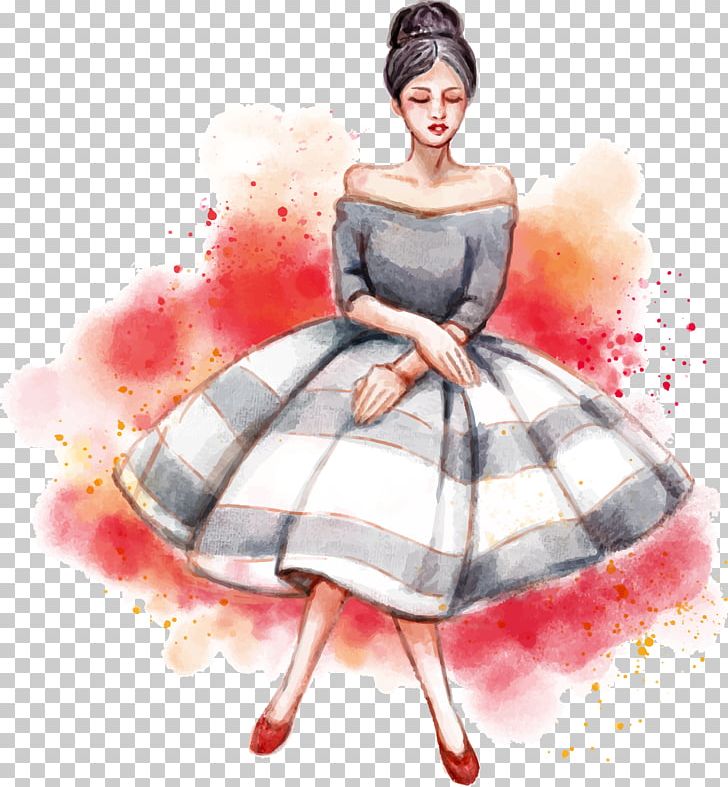 Dress Skirt Woman Clothing Euclidean PNG, Clipart, Apparel, Art, Beautiful Vector, Beauty, Beauty Salon Free PNG Download